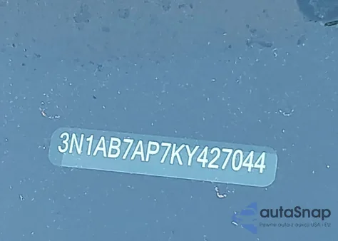 2019 Nissan Sentra Sv z USA, uszkodzony, nr VIN 3N1AB7AP7KY427044